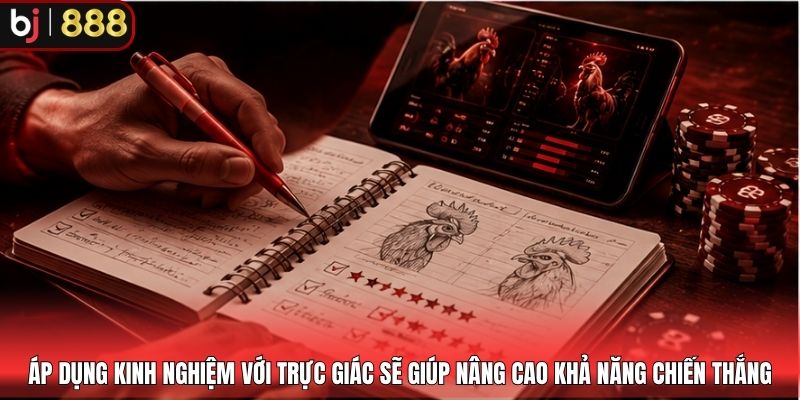 Áp dụng kinh nghiệm với trực giác sẽ giúp nâng cao khả năng chiến thắng