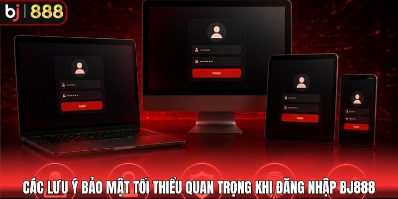 Các lưu ý bảo mật tối thiểu quan trọng khi đăng nhập BJ888